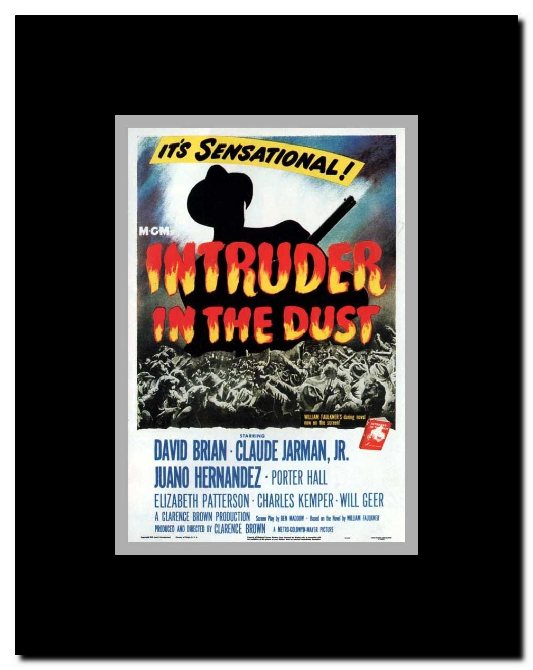Intruder in the Dust Framed Movie Poster
