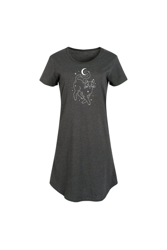 Intsant Message - Star Cat - Celestial - Witchy - Constellation - Womens Any Way Dress