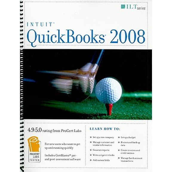 Pre-Owned Intuit QuickBooks 2008 Student Manual [With CDROM]