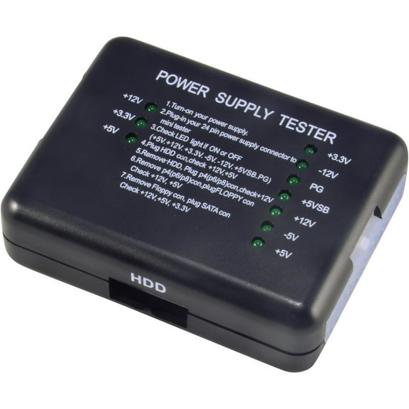 Intuitive ATX Power Tester Verifing Power Supply Channels Testing POWER GOOD Signal Tool for PC