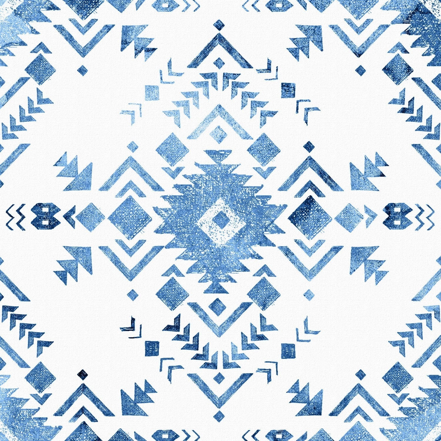 "Intuitive Brushtrokes" Painting Print on Wrapped Canvas