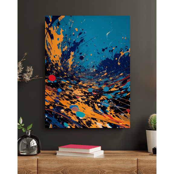Intuitive Creation- Abstract Expressionism Canvas Wall Art