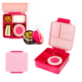 thumbnail image 1 of PoppiKids, Bento Lunch Box for Kids, with Thermos Soup Food Jar - Pink, 1 of 18