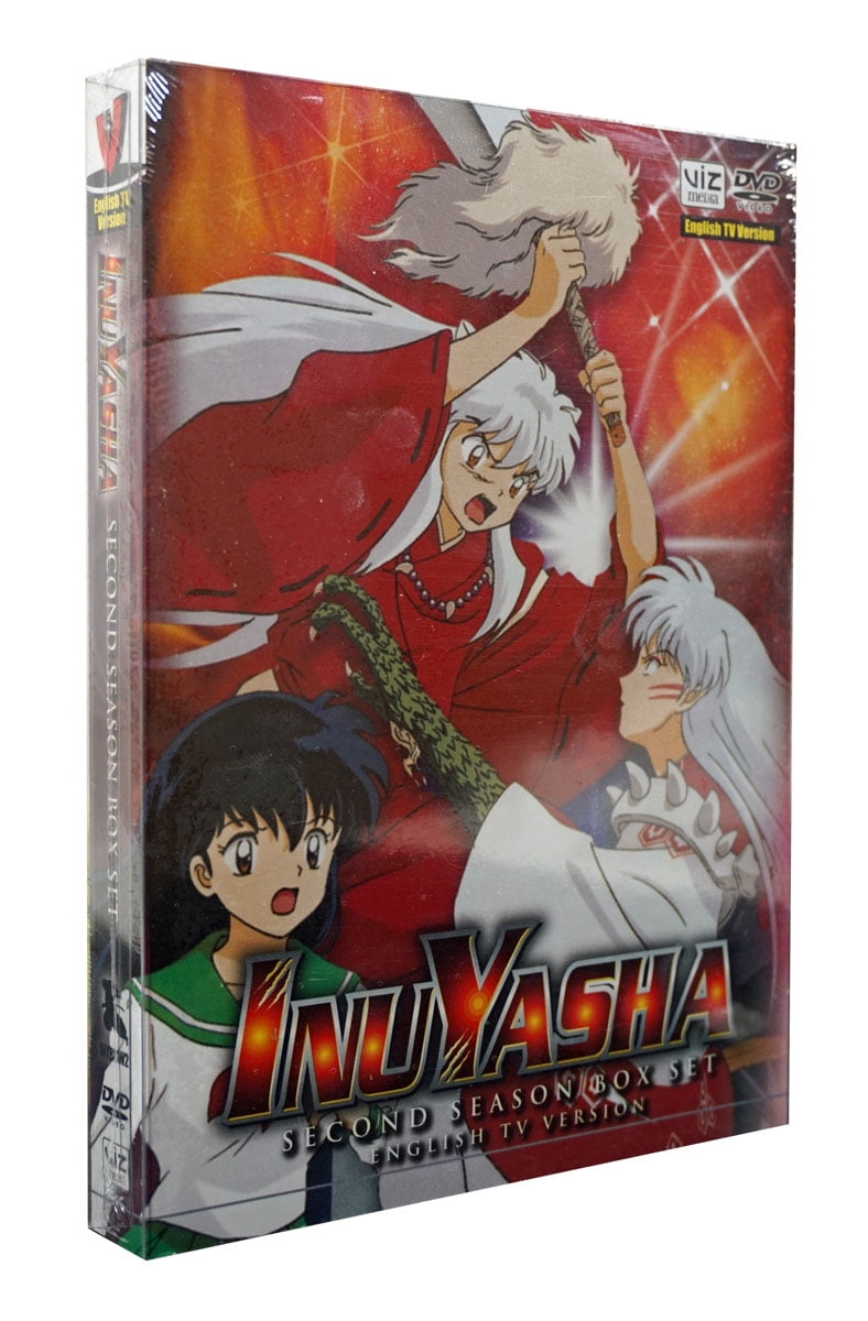 Pre-Owned InuYasha: Second (2nd) Season DVD Box Set ~ English TV Version ~ 3 Disc Set