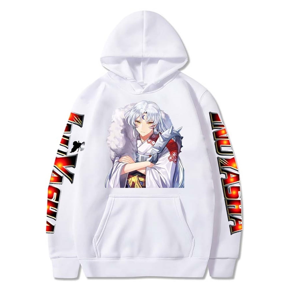 InuYasha Sweatshirts Sesshoumaru Hoodies Cosplay Pullover Men