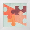 thumbnail image 1 of Inuit 12x12 White Modern Wood Framed Museum Art Print Titled - Soft Patterns, 1 of 4
