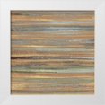 thumbnail image 1 of Inuit 26x26 White Modern Wood Framed Museum Art Print Titled - Ochre and Grey Abstract Il, 1 of 4
