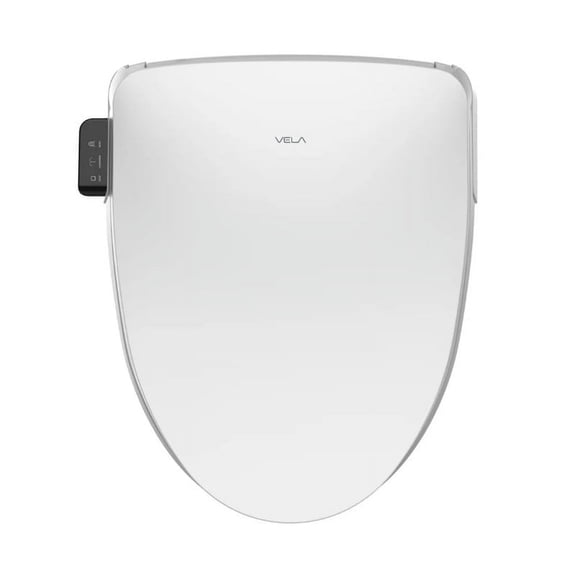 Inus IS-2200BB Elongated Electric Heated Bidet Toilet Seat, White