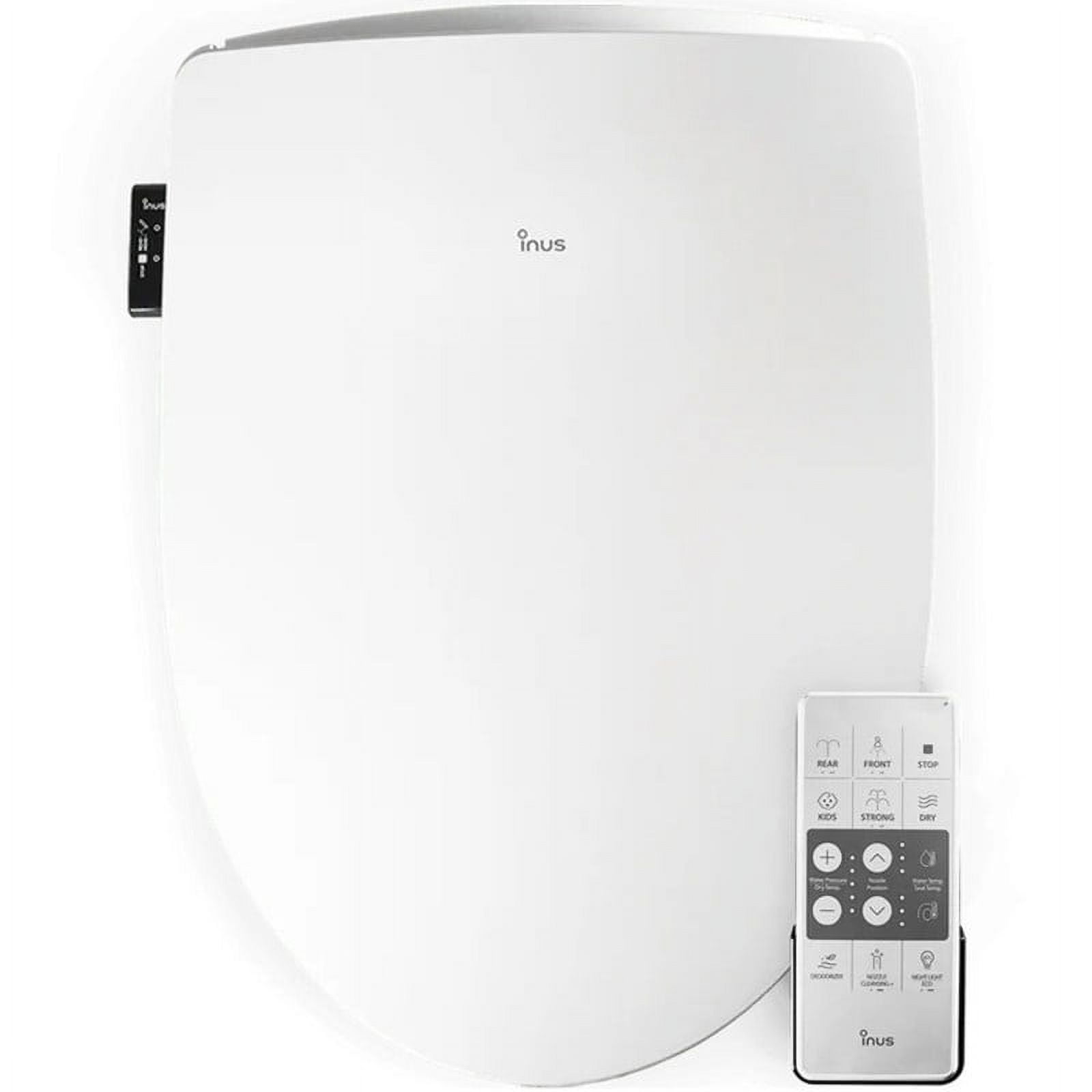 Inus R52 Korean Electric Bidet Toilet Seat, White