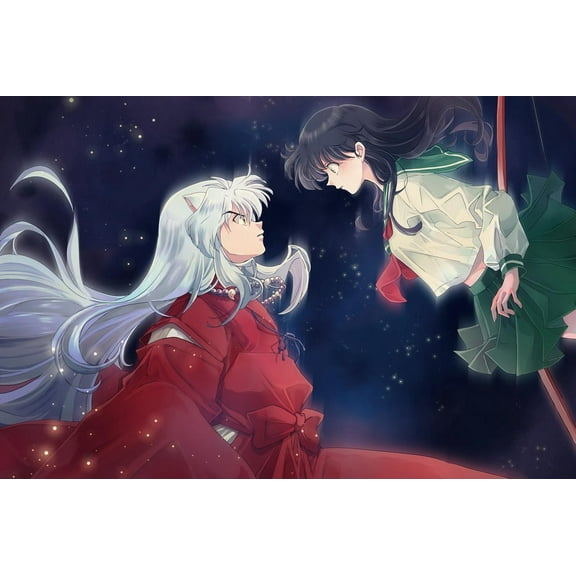 Inuyasha 003 Anime Wall Poster Bedroom living room wall decoration posters Gifts 12 x 18 inch(30cm x 46cm) Frameless