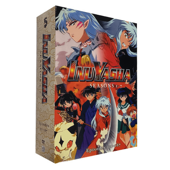 Inuyasha: Complete DVD Series Seasons 1-7 DVD Set 32-Disc Region 1 Box Set