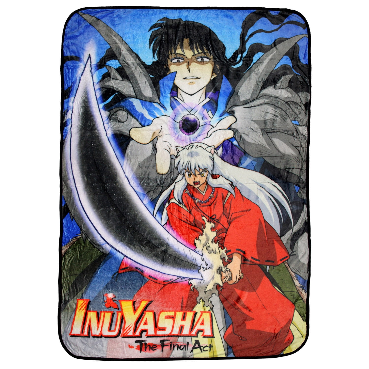 Inuyasha The Final Act Anime InuYasha and Naraku Soft Plush Fleece