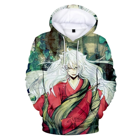 Inuyashas 3D Printe Anime Spring Autumn Cartoon Hoodies Boy Girl Fashion Casual Long Sleeve Men Women Cool Sweatshirts