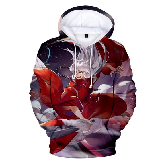 Inuyashas Hoodie 3D Printed Hoodies Sweatshirt Pullover men women spring autumn Coat Tracksuit