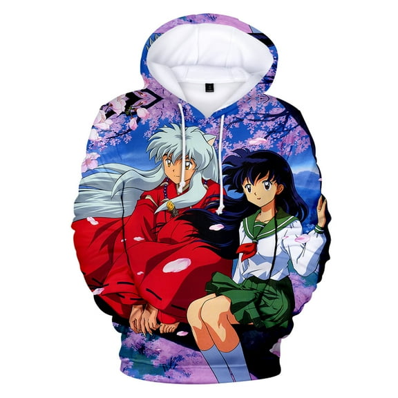 Inuyashas Hoodie Women's Men's 3D Print Anime Long Sleeve Sweatshirt Fashion Casual Hot Selling Hooded Pullovers