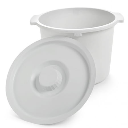 Invacare Commode Pail: 12 Quart Capacity White