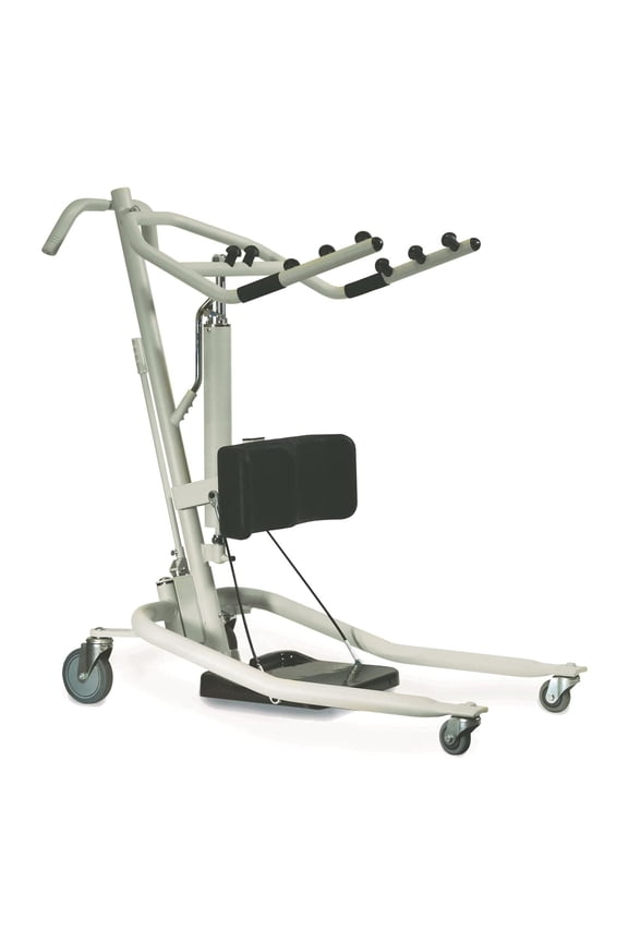 Sit-to-Stand Patient Lift, Hydraulic Stand Assist Lift Aid for Patient w/ 350lb Capacity