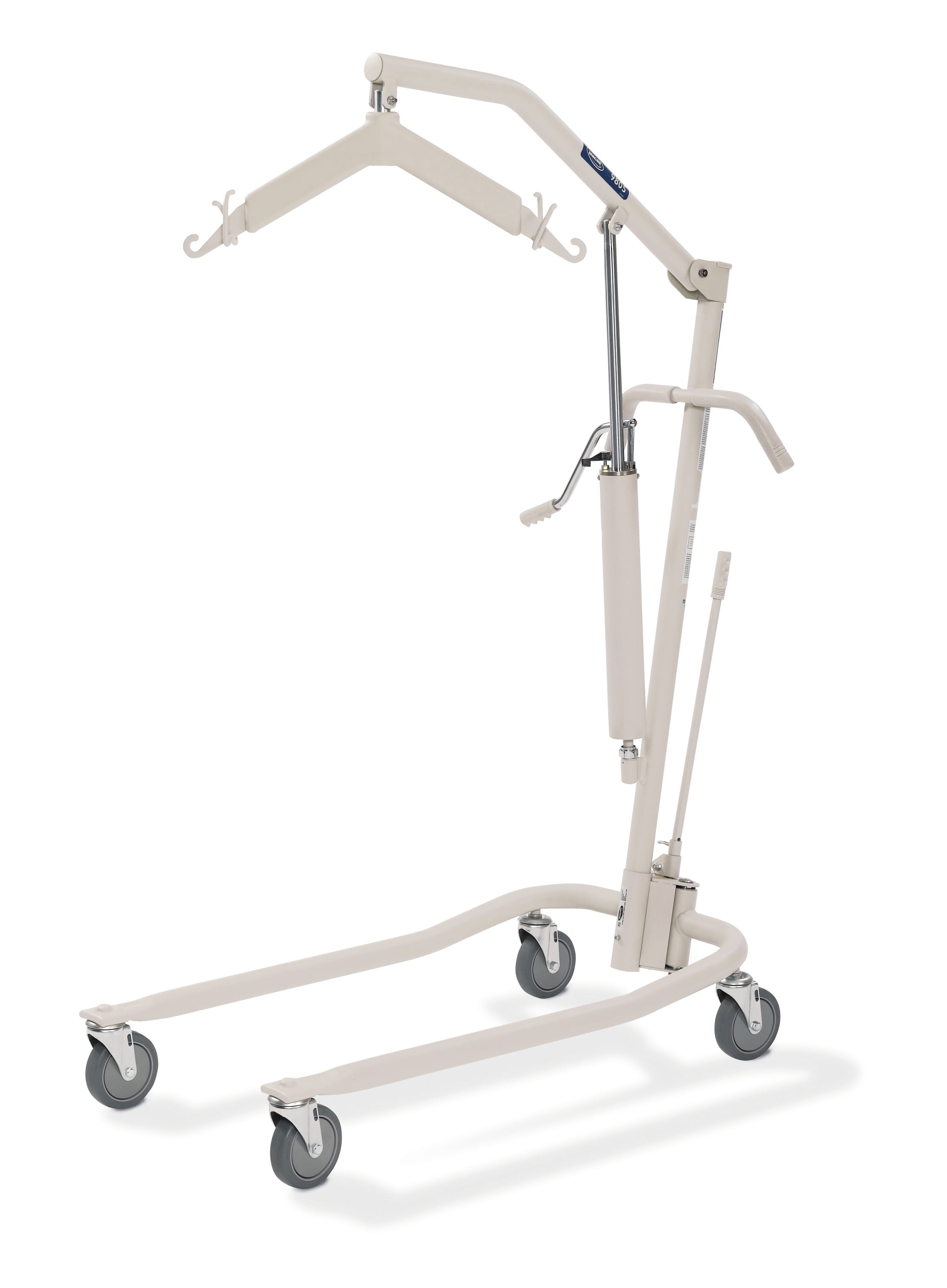 Invacare Lightweight Hydraulic Patient Lift, White, 450 lb. Weight Capacity, 9805P