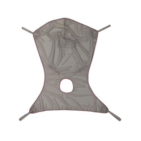 Invacare Premier Comfort Full Body Sling with Commode Opening (Medium, 500 lb Capacity, Net Fabric)