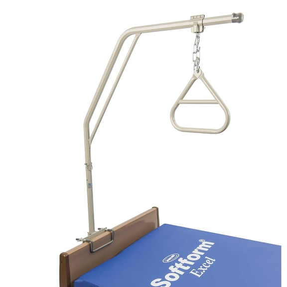 Invacare 7740A Bed Trapeze Bar with Handle, Two-Piece Assist Bar for Patient Mobility Home Use