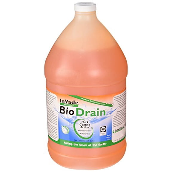 Invade Bio Drain Gel Drain Cleaner, 128 Fluid Ounce