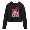 thumbnail image 1 of Invader ZIM - 90's Style ZIM and GIR - Juniors Cropped Pullover Hoodie, 1 of 5