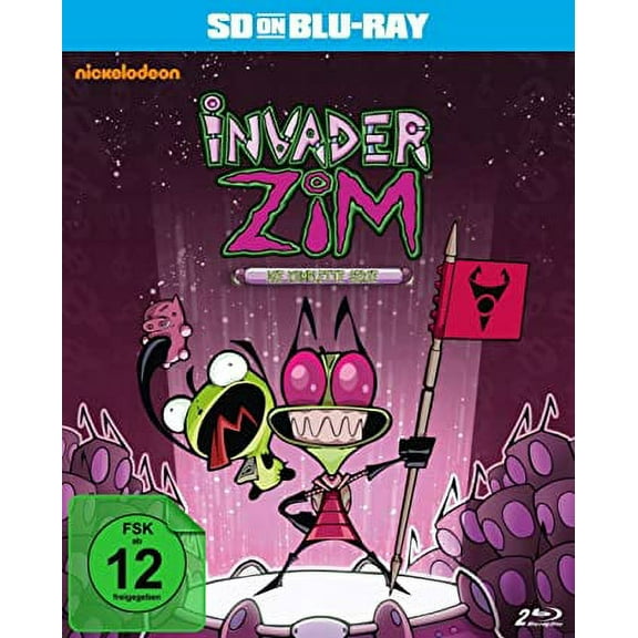 Invader ZIM - Complete Series ( Invader ZIM - Season 1 & 2 (27 Episodes) ) [ NON-USA FORMAT, Blu-Ray, Reg.B Import - Germany ]