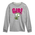 thumbnail image 1 of Invader ZIM - GIR Drinking with Slime on His Name - Toddler And Youth Short Sleeve Graphic T-Shirt, 1 of 5