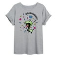 thumbnail image 1 of Invader ZIM - GIR Eating Candy - WHACHOOSAY - Juniors Ideal Flowy Muscle T-Shirt, 1 of 5