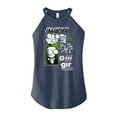 thumbnail image 1 of Invader ZIM - GIR Holding a Pig in the Air - Juniors High Neck Tank Top, 1 of 5