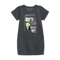 thumbnail image 1 of Invader ZIM - GIR Holding a Pig in the Air - Toddler And Youth Girls Fleece Dress, 1 of 4