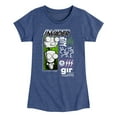 thumbnail image 1 of Invader ZIM - GIR Holding a Pig in the Air - Toddler And Youth Girls Short Sleeve Graphic T-Shirt, 1 of 5