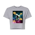 thumbnail image 1 of Invader ZIM - GIR Loves Tacos in Space - Juniors Cropped Cotton Blend T-Shirt, 1 of 5