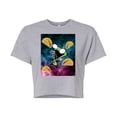 thumbnail image 1 of Invader ZIM - GIR Loves Tacos in Space - Juniors Cropped Cotton Blend T-Shirt, 1 of 5