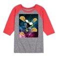 thumbnail image 1 of Invader ZIM - GIR Loves Tacos in Space - Toddler And Youth Raglan Graphic T-Shirt, 1 of 6