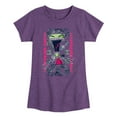 thumbnail image 1 of Invader ZIM - GIR Screaming Destroy - Checkered Board Retro Style - Toddler And Youth Girls Short Sleeve Graphic T-Shirt, 1 of 5