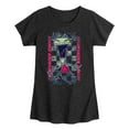 thumbnail image 1 of Invader ZIM - GIR Screaming Destroy - Checkered Board Retro Style - Toddler And Youth Girls Short Sleeve Graphic T-Shirt, 1 of 5