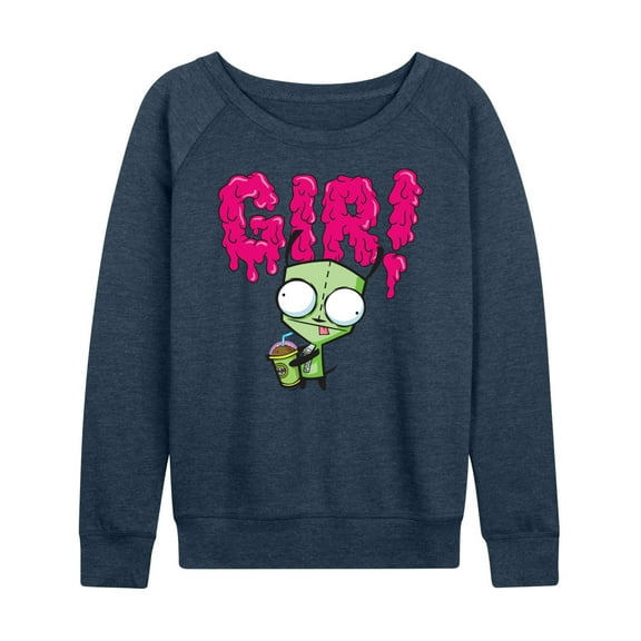 Invader ZIM - GIR - Women's Lightweight French Terry Long Sleeve Shirt