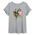 thumbnail image 1 of Invader ZIM - GIR and Pig - Retro Style - Juniors Ideal Flowy Muscle T-Shirt, 1 of 5