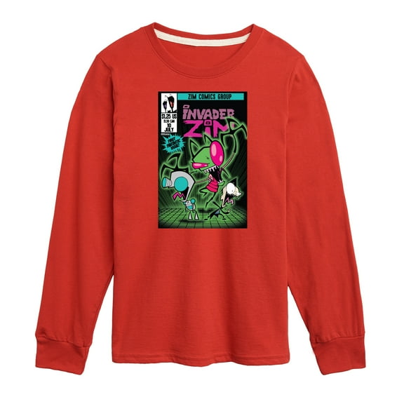Invader ZIM - GIR and ZIM - ZIM Comics Group - First Fantastic Issue - Toddler And Youth Short Sleeve Graphic T-Shirt