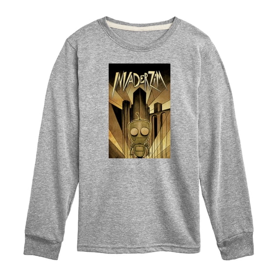 Invader ZIM - Golden Metropolis with GIR - Toddler And Youth Short Sleeve Graphic T-Shirt