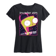 Invader ZIM - Invade The World Womens Short Sleeve Graphic T-Shirt