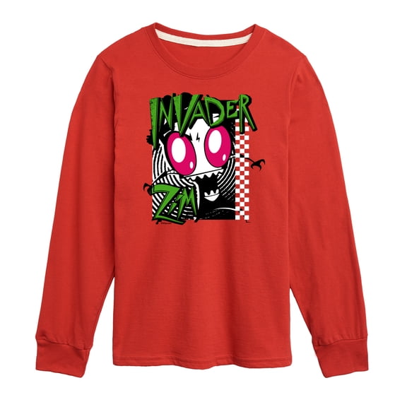 Invader ZIM - Retro Style Angry ZIM - Toddler And Youth Short Sleeve Graphic T-Shirt