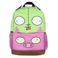 thumbnail image 1 of Invader ZIM TV Show Gir And Pig Character Faces Bag Tote Backpack For Daily Use 16", 1 of 7