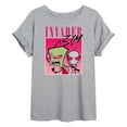 thumbnail image 1 of Invader ZIM - ZIM and GIR - 90's Box - Juniors Ideal Flowy Muscle T-Shirt, 1 of 5