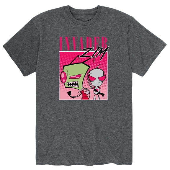 Invader ZIM - ZIM and GIR - Men's Short Sleeve Graphic T-Shirt