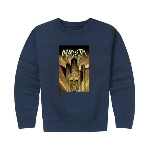 Invader ZIM - ZIM and GIR - Toddler And Youth Crewneck Fleece Sweatshirt