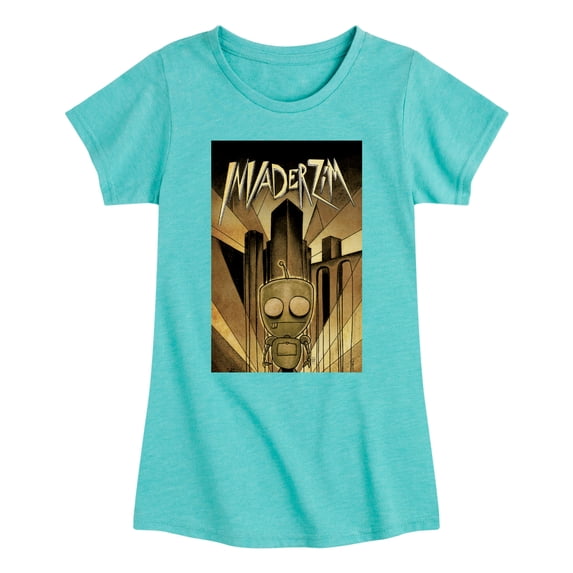 Invader ZIM - ZIM in Golden Metropolis - Toddler And Youth Girls Short Sleeve Graphic T-Shirt