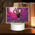 thumbnail image 1 of Invader Zim Acrylic Night Light Adjustable 3 Light Modes USB Cable Lamp Light Display Base Rectangular LED Light For Bookshelves Desk Bedside Tables Bedroom Child Room, 1 of 9