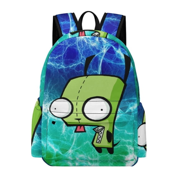 Invader Zim Adult Backpack Bookbag Large Capacity Daypack Rucksack for Outdoor Travel